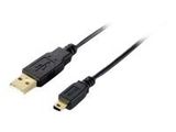 Equip Kabel USB-A 2.0 -> mini B St/St 3.00m schwarz Blister
