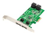 Dawicontrol PCI Card PCI-e DC-624e RAID R2 4-Kanal SATA 6G Blister