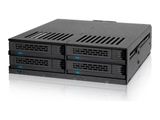 Backplane IcyDock 4x6,3cm SATAI-III/SAS in 1x5,25" HDD/SSD