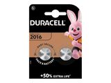 Duracell Batterie Knopfzelle CR2016 3.0V Lithium 2St.