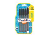 PAPER MATE Kugelschreiber InkJoy 100 Kappe 5er sw M 1.0mm Blister