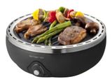 Emerio BBQ Grill Portable, Ventilatorbetr.Holzkohle, Tasche