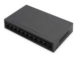 DIGITUS Switch 8+2Port 10/100 30W FE PoE Unmanaged schwa