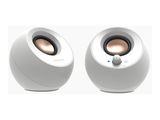 Creative Aktivbox Pebble V3 2.0,Bluetooth 5.0,USB Audio,weiß
