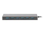 DIGITUS USB-Hub 7-Port 3.0->7xA3.0 m.Netzteil schwarz