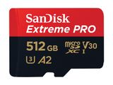 SD MicroSD Card 512GB SanDisk Extreme Pro SDXC inkl. Adapt