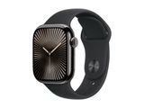 Apple Watch 10 Cell. 42mm Slate Titanium (Black Sport) S/M