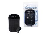Logilink USB Kfz Netzteil, 2x USB-Port, 10.5W + Antirutschm.