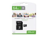 SD MicroSD HC Card 64GB PNY Performance Plus Cl.10 retail