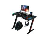 Raptor Gaming-Tisch GT100 120x60cm RGB schwarz