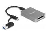 DELOCK USB Type-C Card Reader im Aluminium für CFexpress
