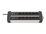 Brennenstuhl Steckdosenleiste Premium-Duo-Alu-Line 2x6x 3m