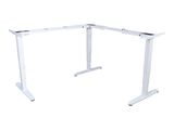 Equip Schreibtischgestell elektrisch L-Form TM weiß Max150kg lite Retail