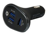 CONCEPTRONIC KFZ-Ladegerät 3Port 31W,3xUSB-A sw