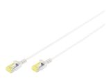 DIGITUS CAT 6A U/FTP Slim Patchkabel 2m grau