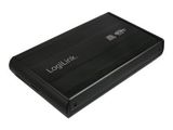 Logilink Geh. 8.9cm (3,5") USB 3.0/SATA Black ALU m. N