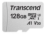 SD microSD Card 128GB Transcend SDXC USD300S-A w/Adapter