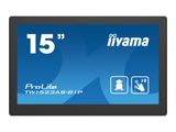 IIYAMA 39.5cm (15,6") TW1523AS-B1P 16:9 M-Touch miniHDMI