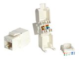 Equip Keystone Jack ungeschirmt Cat6 LSA wzf.8Stk sw