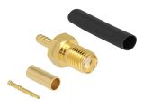 DELOCK RP-SMA Bu zum Crimpen RG-174/RG-316 m. Schrumpfschlau
