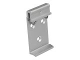 DELOCK Aluminium Montageclip für Hutschiene 3 Befestigungen