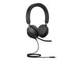 Jabra Headset Evolve2 40 SE USB-C MS Stereo schnurgebunden