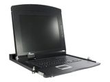 Inter-Tech IPC 17" LCD KVM AS-7104 TLS, RJ45 4 Port