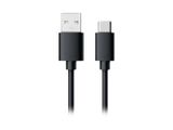 RealPower Datenkabel schwarz USB-A auf USB-C