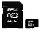 MicroSD Card 8GB Silicon Power SDHC CL.10 inkl. Adapter