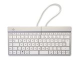 R-Go Tastatur Split Break DE-Layout kabellos weiß