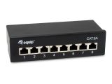 Equip Patchpanel 8x RJ45 Cat6a FTP Desktop schwarz