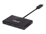 Club3D Multi Streaming Transport Hub 1xDP->4xDP SenseVision Polybeutel