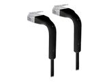 Ubiquiti UniFi Patchkabel Cat6 10cm schwarz, 50er Pack