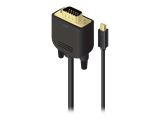 Alogic DisplayPort Kabel Mini DPort -> VGA M/M 2m schwarz