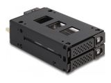 DELOCK Slim Bay Wechselrahmen für 2 x 2.5? U.2 NVMe SSDSD