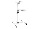 Techly Flexible Univ. Trolleys f. Notebook/Beamer,85-110cm,w