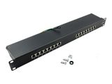 Logilink Patchpanel 16-Port Cat6 STP 19" EconLinie schwarz