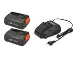 Gardena Starter-Kit P4A 2 x PBA 18V/45 2,5 Ah + AL 1830 CV