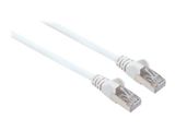 INTELLINET Patchkabel Cat6a-Stecker/Cat7-Rohkabel 2m weiß