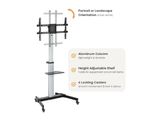 Equip Bodenstandhalter 37"-86"/ 1TFT 50kg 1Ablage si lite Retail