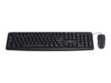 Equip Kabelgebundene Kombi Keyboard+Mouse, schwarz, deutsch