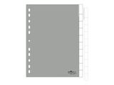 DURABLE Kunststoff-Register A4 PP 10tlg weiá