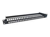 Equip 19" Patchpanel 48x Keystone UTP 1HE schwarz
