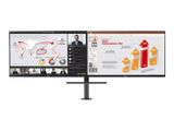 LG 27" 27QP88DP-BS QHD Ergo Monitor USB-C HDMI DP IPS black