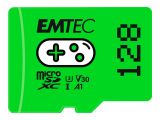 Emtec mSD 128GB UHS-I U3 V30 A1 Gaming Green