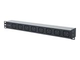 INTELLINET 19" Kaltgerätebuchse 8-fach C19 PDU