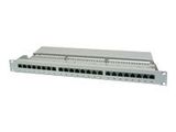 DIGITUS Patchpanel 1HE 24-Port Cat6 geschirmt grau