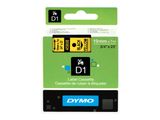 DYMO D1 Schriftband 45808 19mmx7.0m schwarz->gelb