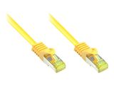 Good Connections Patchkabel m. Cat.7 Rohkabel gelb 20m