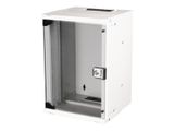 Equip Wandgehäuse 10" 09U 300x300mm Glastür grau